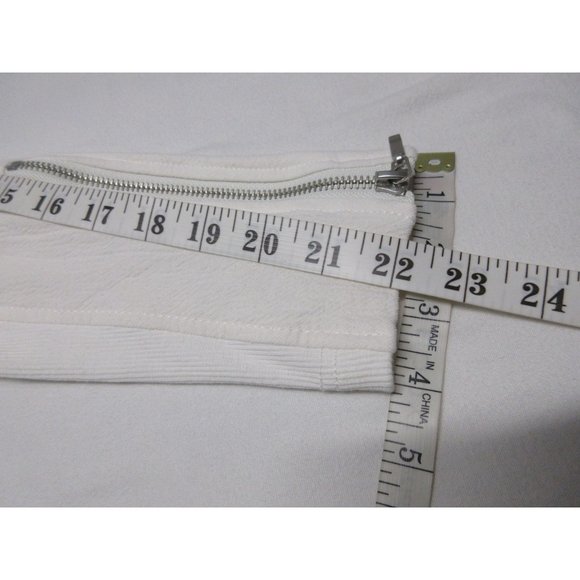 BlankNYC white collarless crop Motor City moto jacket - Picture 10 of 12